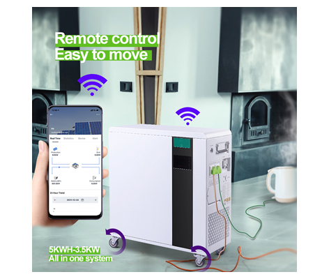 All-in-One-Solarenergiesystem mit 5 kWh Hybridbatteriespeicher für zu Hause